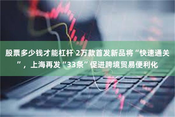 股票多少钱才能杠杆 2万款首发新品将“快速通关”，上海再发“33条”促进跨境贸易便利化