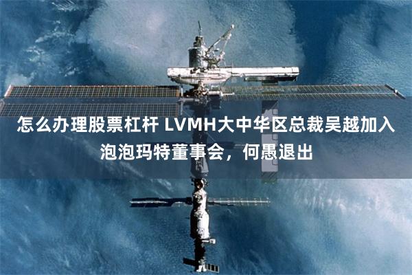 怎么办理股票杠杆 LVMH大中华区总裁吴越加入泡泡玛特董事会，何愚退出